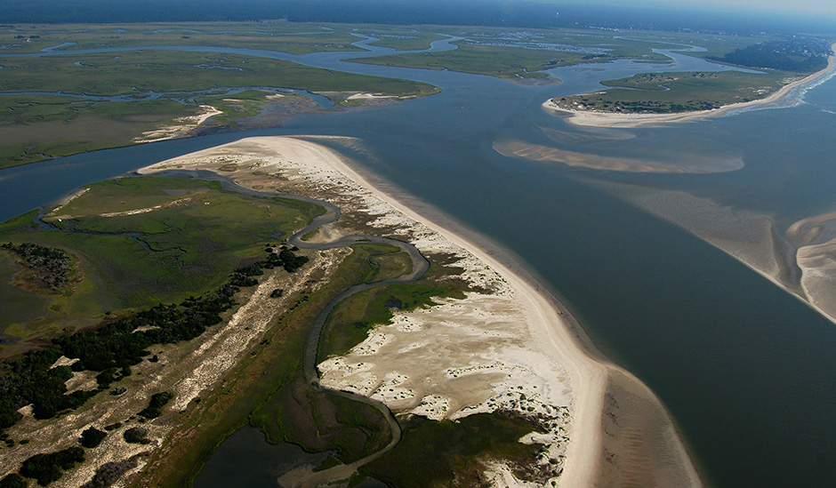 Aerial image of North Island
